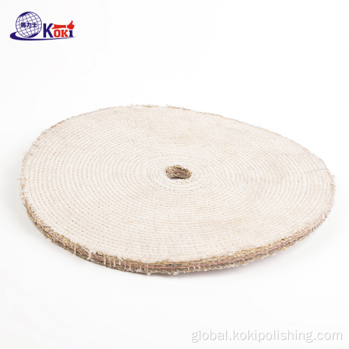 Cotton Cloth Wheel Power tool sisal cotton buff Buffing cloth fine polishing wheel for jewelry and gemstone polishing Manufactory